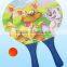 wooden material beach ball racket games