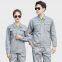 Customized men's workshop factory reflective strip for long sleeved workwear