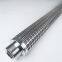 External thread stainless steel sintered felt polyester melt filter element RT-045