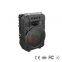 OEM 8W Powered Led Rgb Light Stage Party Dj Stereo Mic Aux Bass Subwoofer Loud Sound Wireless Bt Studio Speaker