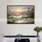fashion home decoration modern hand painted canvas seascape oil painting