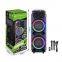 HANSUO HS-TD1020 Pro TWS Bt 100W Wireless Hot Sale Portable Party Home Karaoke Trolley OEM/ODM Speakers with Mic