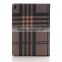 Book Style Design grid Leather Tablet Case with Pu Card Slot Case For iPad Pro9.7