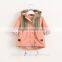 2016 Autumn & Winter Kids Coat Long Frocks Children Boutique Clothes Winter Jacket Girls Overcoat