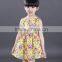 2016 summer new fashion kids clothes baby girl sleeveless floral dress with cheap price