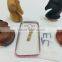 New Arrival Slim Arc Electroplating TPU Hard Back Cover Case For SamsungE5