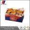 Custom printed red food packaging box