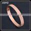 Urban 316L Stainless Steel Rose GoldPlated Pattern Bracelet Bangle Men Women Handcuff SMJ0061