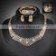 2016 Popular Design 18k Gold Jewellery Dubai Wholesale Jewelry Set Price