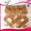 Wholesale top quality 10 inch body wave clip in hair extension 100% virgin human hair