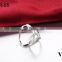 Fashion Design man made diamond rings and crystal diamond engagement ring,beautiful silver ring