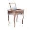 Antique Solid Wood Dressing Table With Mirror And Draws Dresser Furniture