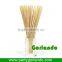 Rotating BBQ bamboo skewer with green skin in bags