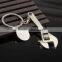 gift unique blank zinc alloy tool wrench keychain