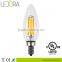 36O degree 2200K 2700K 3000k 6000k 4W E12 dimmable led filament candelabra bulb UL CUL                        
                                                Quality Choice