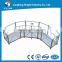 customized wire rope suspended platform/ special working cradle / round working platform/angel working platfrom for India