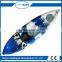 2016 New design hot sale plastic canoe ocean kayak with trolley -Sunrise Angler