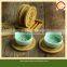 Bamboo tea cup coaster set