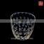NEW PRODUCT!Mouth Blown Whisky Glass with White Porcelain Decoration