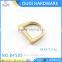D ring shoe accessories metal buckle for lady boots decoration shoe buckle