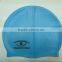 Fashion colorful waterproof silicone minion swim cap
