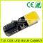 Led t10 194 w5w 168 921 w5wb cob led bulb canbus /no canbus