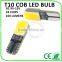 junhua guangzhou Factory 12V 9v DC 168 194 151 T10 COB 2w LED Lights Reverse Lights W5W T10 cob led