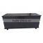 Large Wooden Black Ottoman Storage Chest with Lid - Trunk, Chest, Bedding Box