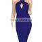 2015 hot selling women blue elegant cheap wedding dress