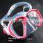 Plastic diving mask for kids and PVC swim goggles for chlidren and teenager diving mask