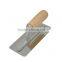Stainless Steel Plastering Trowel with Stripes Banana Wooden Handle