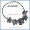 Wholesale Fashion Handmade Agate Jade Semi Precious Gemstone Flower Choker Necklaces GN-DQ039