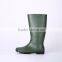 Manufacturer cheap green pvc rain boots without steel toe, cheap plastic pvc rain boots