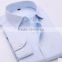 Men's luxury white cotton business slim fit twill custom men dress long sleeve shirt