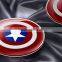 Most Popular Captain America Wireless Charger QI Standard Charging Pad For Samsung Galaxy S6