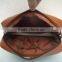 Hot sale cosmetic bag unisex brown make-up bag travel cosmetic bag with handle
