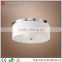 white textured linen frosted glass metal cheap ceiling lamp fixture modern led ceiling lamp