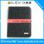 Hardcover leather portfolio with writting pad