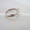 Marriage ring | silver diary ring with badge for decoration