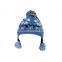 Wholesale cute cotton kintting winter hats for children with balls