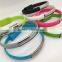 Colorful Factory Customized Logo Charging Data Usb Sync Cable, Wrist Band USB Cable, 20 cm Short USB Cable