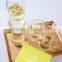 800ml new product latest design heat resistant pyrex clear decorative bamboo shape glass pitcher