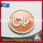 China Supplier metal soft cloisonne oem custom token coin