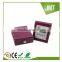 Fancy design leather LCD clock alarm clock with calender