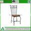metal frame foam cushion pu or cloth surface dining room furniture chair