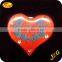 Love heart Glow gift led flashing pin badge Valentine's day