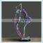 polyresin dancing girl figurine dance sculpture modern for home decoration