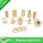 Tundish nozzle with zirconia insert