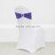 spandex chair cover with colorful lycra bowknot or lycra bandage