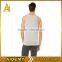 Aidemy fashion mens grey 100%cotton tank top and gym stringer tank tops
